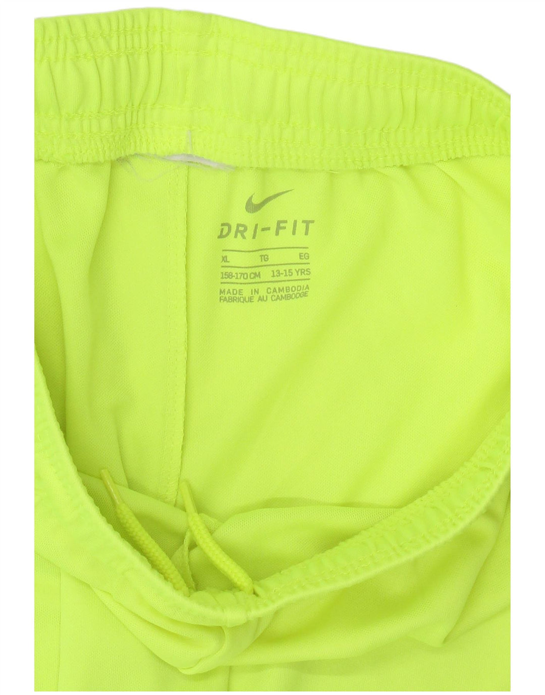Shorts esportivos Nike Boys Dri Fit 13-14 anos XL verde
