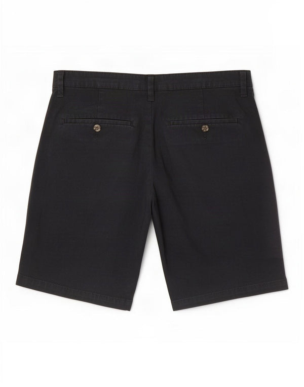 Marks & Spencer Mens Chino Shorts W30 Medium Navy Blue Cotton