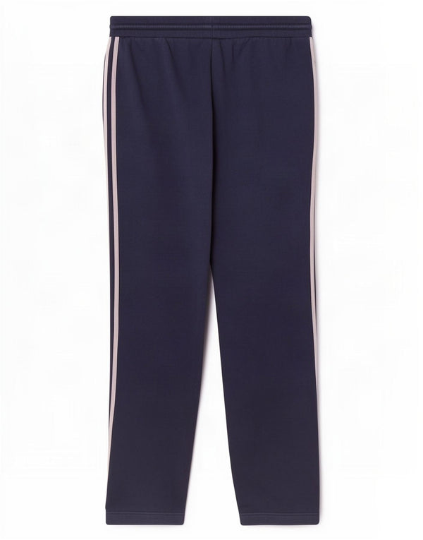 Calça de treino masculina Adidas Joggers grande algodão azul marinho