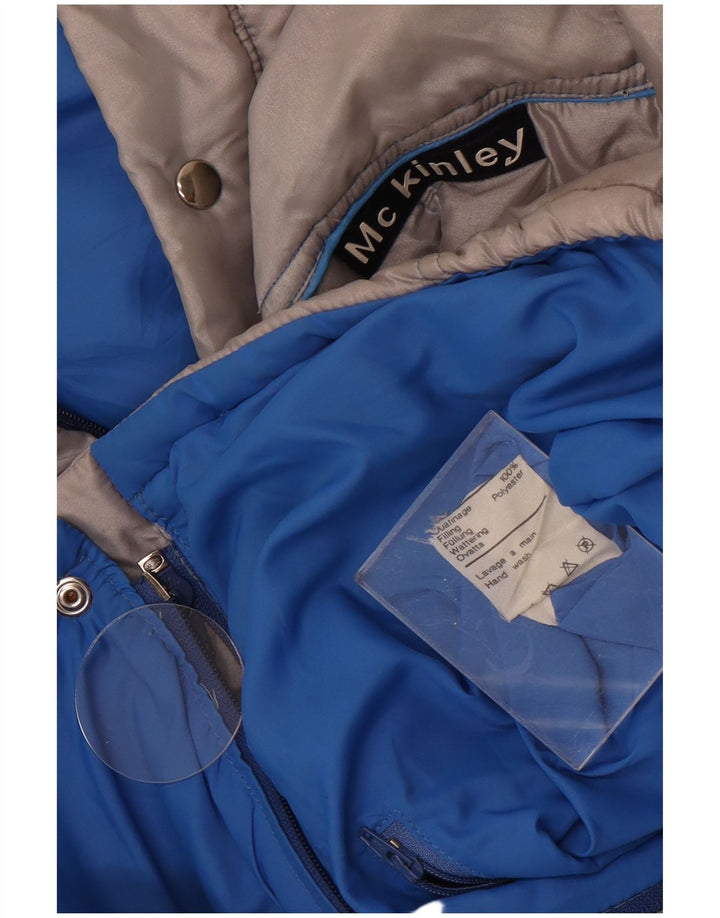 Jaqueta acolchoada com capuz masculina MC Kinley IT 46 poliéster cinza pequeno