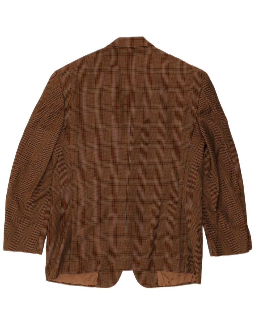 Jaqueta Blazer Masculina Trussardi com 2 Botões IT 52 XL Marrom Houndstooth