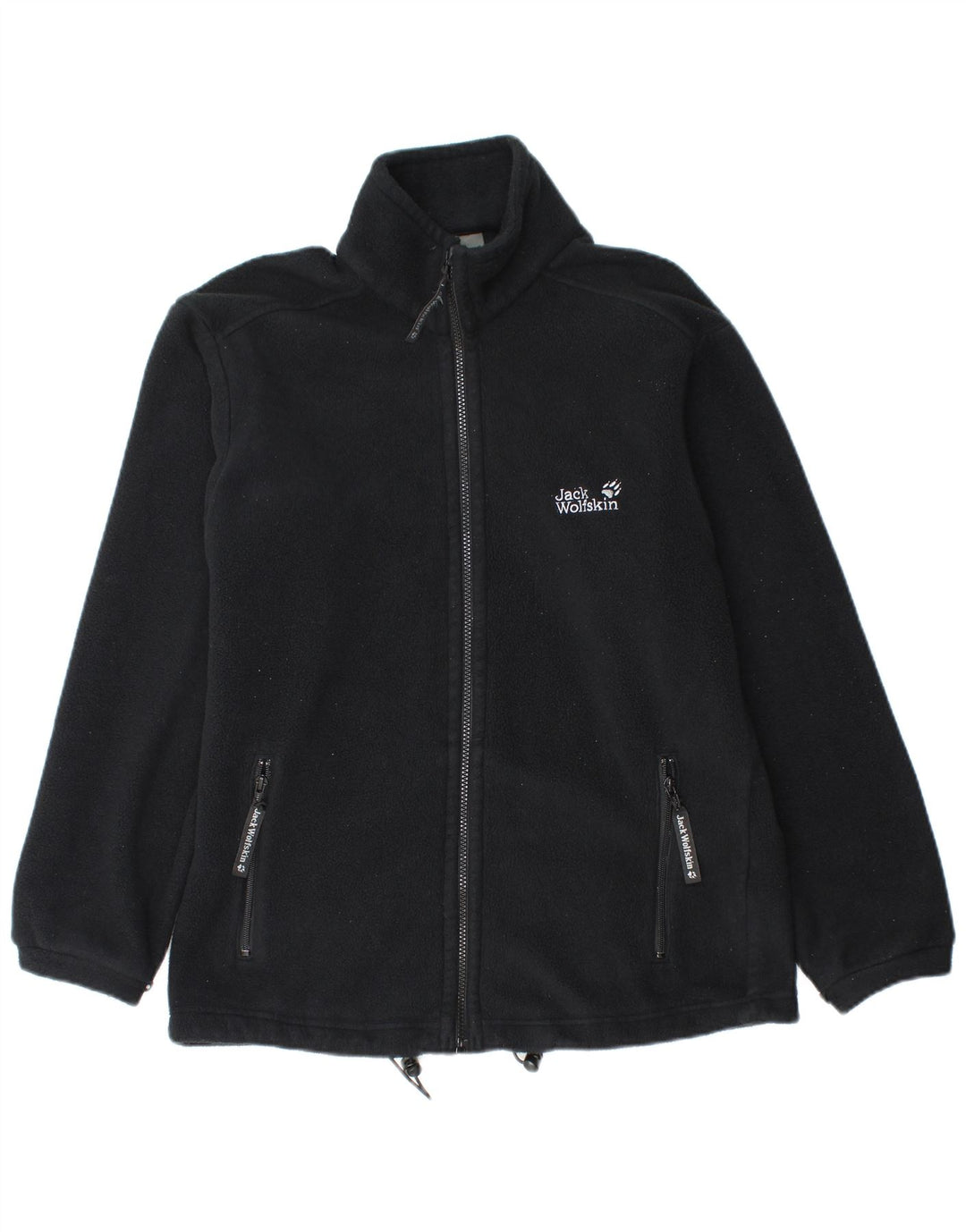 Jaqueta masculina de lã para exterior JACK WOLFSKIN Reino Unido 36/38 poliéster preto pequeno