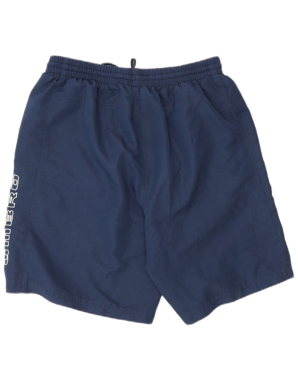 Umbro Mens Graphic Sport Shorts Médio Azul Marinho Poliéster