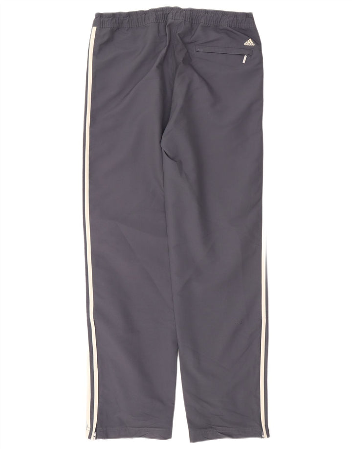 Calça Chino Reta Masculina Adidas W36 L31 Azul Marinho Poliéster