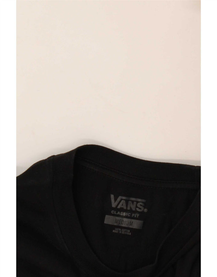 Camiseta Vans Masculina Classic Fit Top Médio Algodão Preto