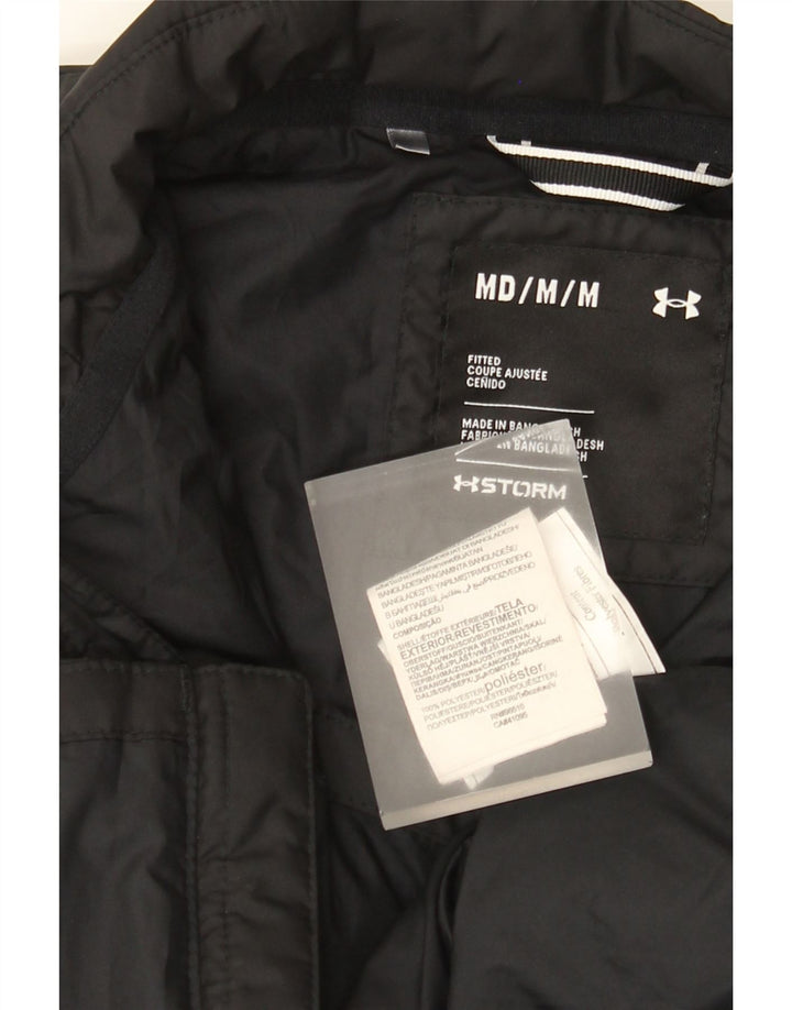 Colete acolchoado feminino Under Armour UK 14 poliéster preto médio