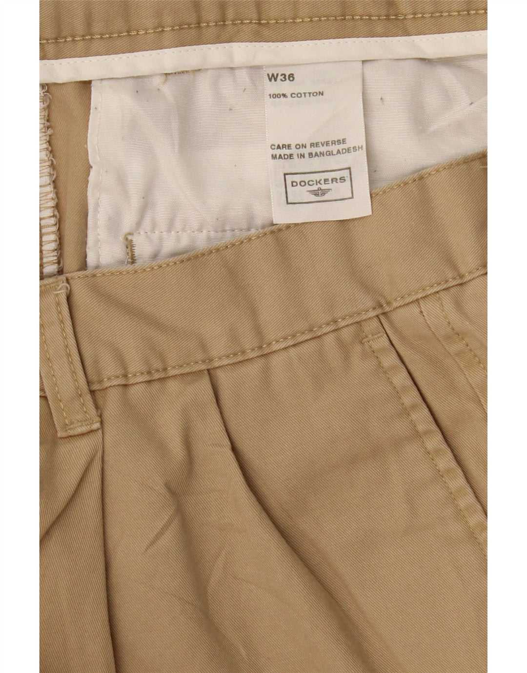 DOCKERS Mens Pegged Chino Shorts W36 Large  Beige Cotton Vintage Dockers and Second-Hand Dockers from Messina Hembry 