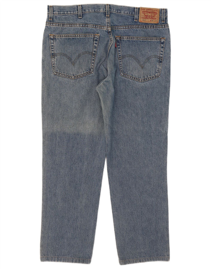 Levi's Masculino 512 Slim Jeans W38 L27 Azul Algodão