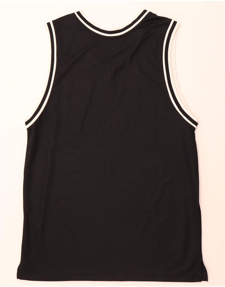 NIKE Masculino Dri Fit Vest Top Grande Poliéster Preto