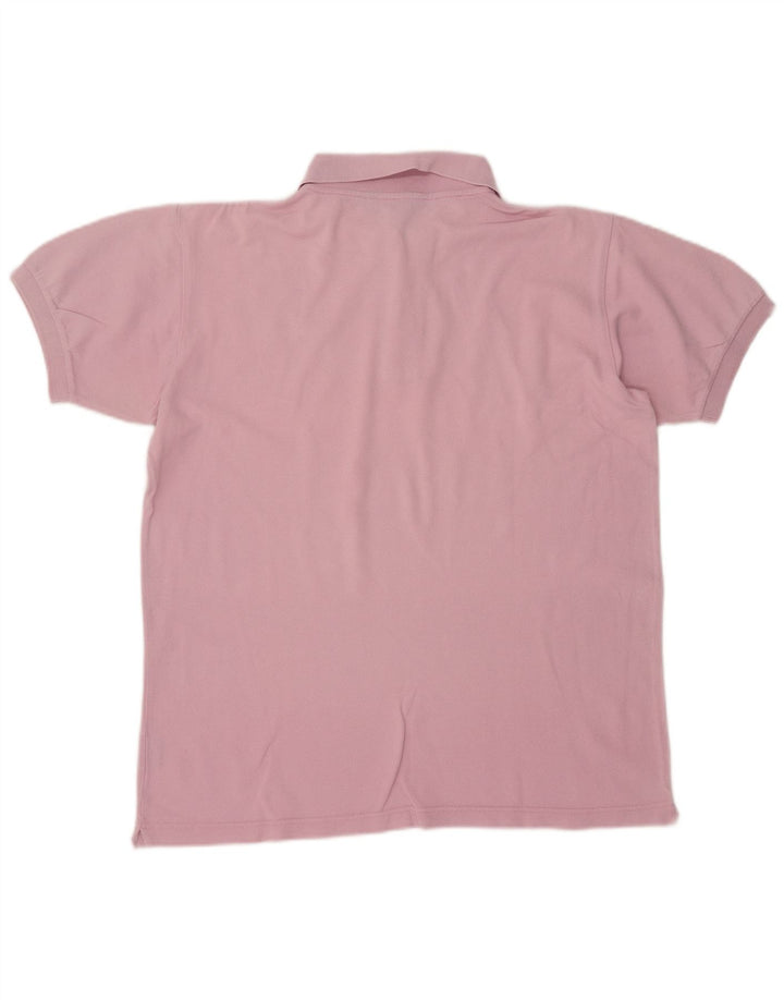 Camisa polo masculina KAPPA médio algodão rosa