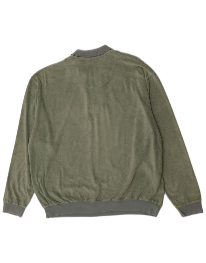Catamaran Masculino Top Manga Longa 2XL Algodão Verde