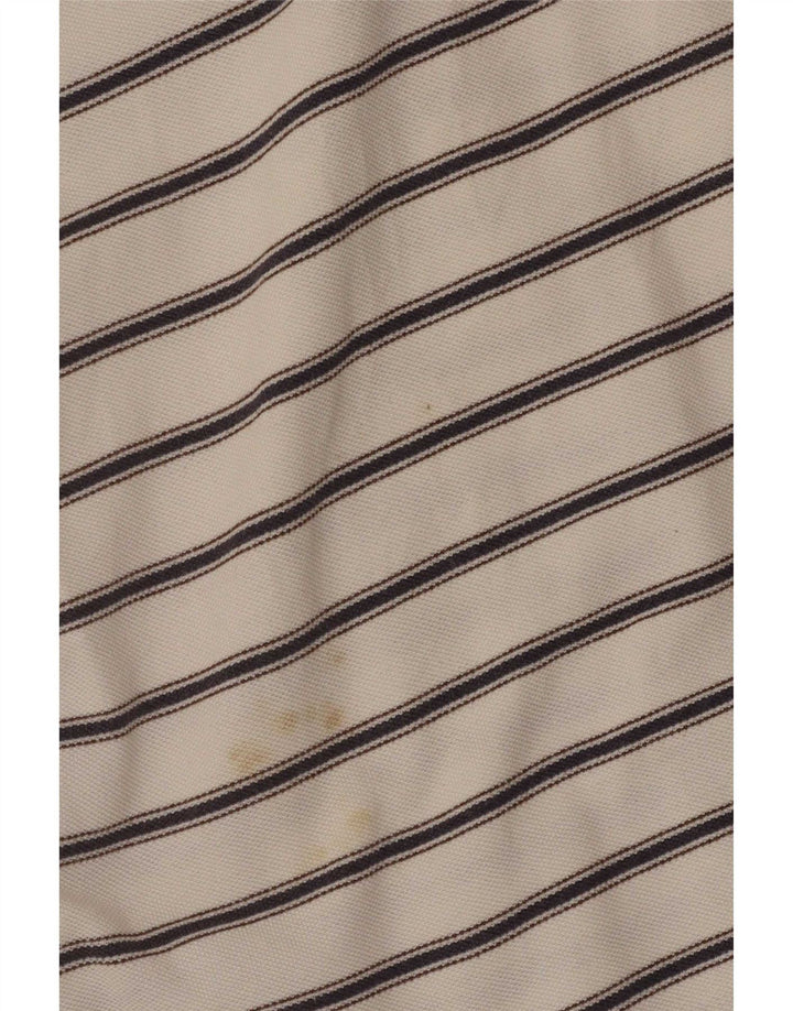 Camisa polo masculina Invicta IT 48 algodão listrado branco médio