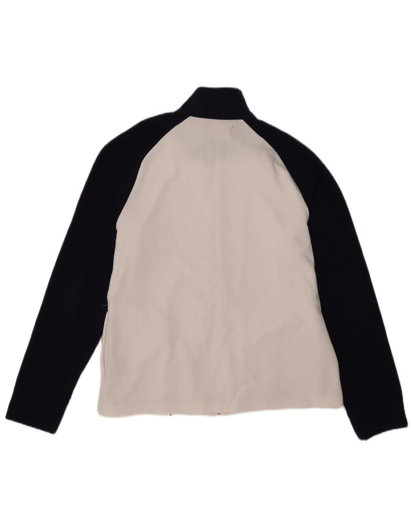 Jaqueta feminina Kappa UK 20 2XL poliéster colorblock branco