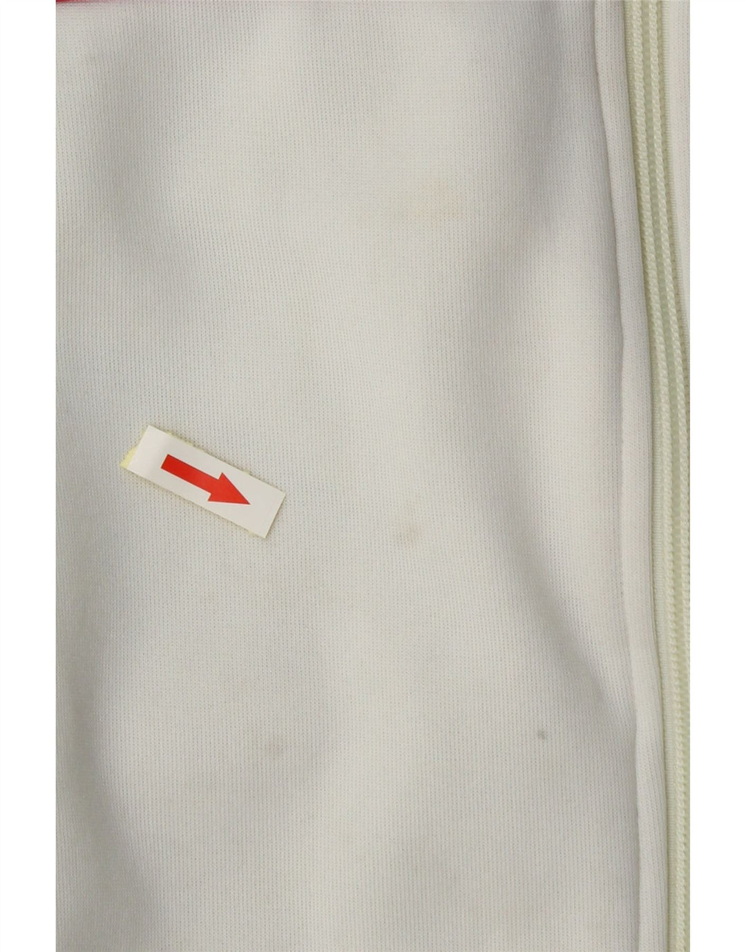 Adidas Mens Tracksuit Top Jacket Grande Branco Colorblock Poliéster