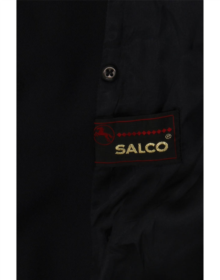 Trench Coat feminino Salco Reino Unido 10 pequeno azul marinho
