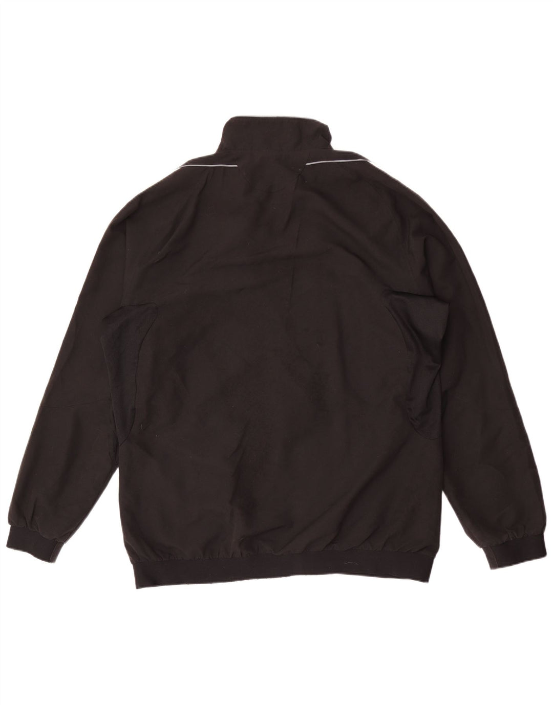 Adidas Mens Tracksuit Top Jacket UK 48/50 XL Preto Poliéster
