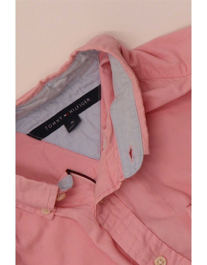 Camisa masculina Tommy Hilfiger rosa médio