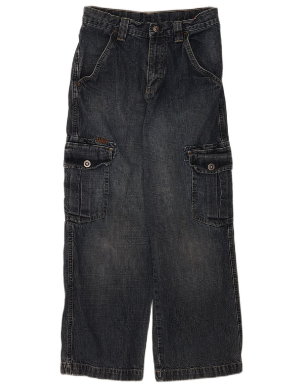 Wrangler Boys Cargo Loose Jeans 11-12 Anos W24 L25 Azul Algodão