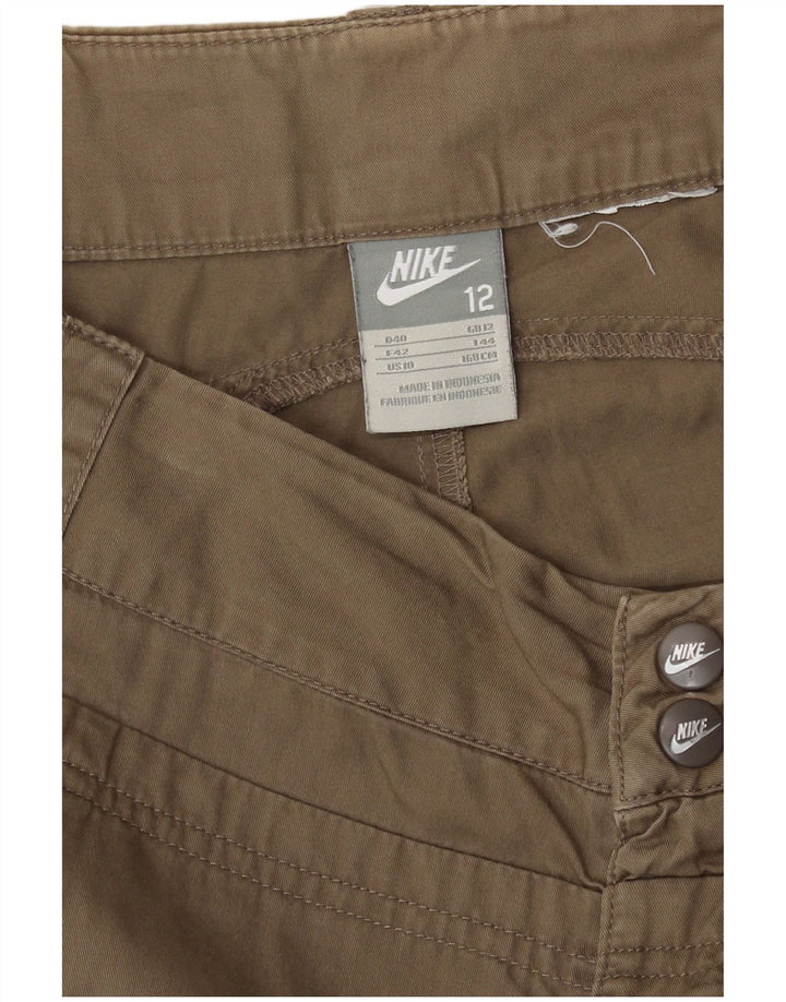 Bermuda Feminina Nike UK 12 Médio W30 L12 Caqui