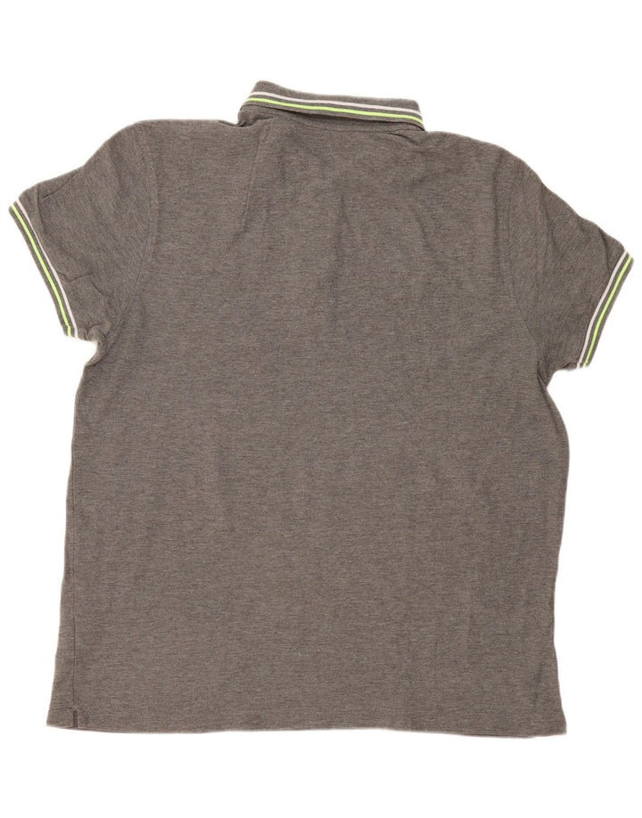 Camisa polo masculina Lotto 2XL algodão cinza