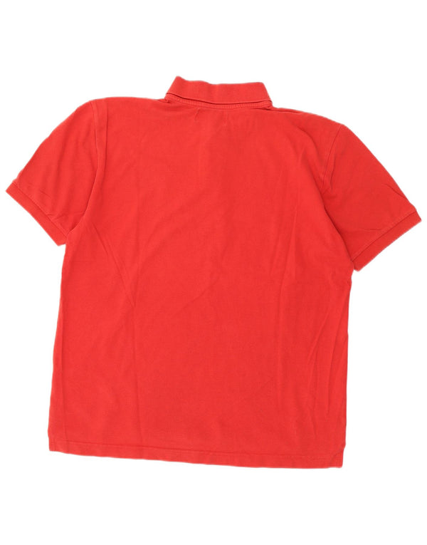 Camisa polo masculina Kappa grande algodão vermelho