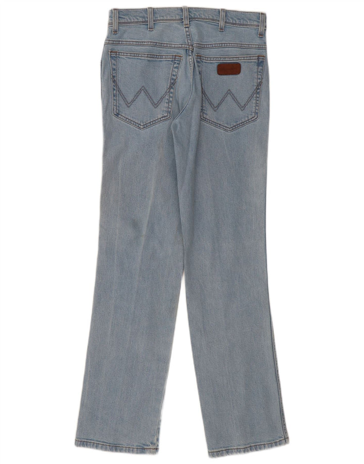Wrangler feminino regular fit jeans reto W30 L32 algodão azul