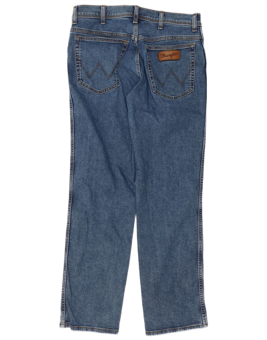 Wrangler Masculino Texas Straight Jeans W34 L32 Azul Algodão