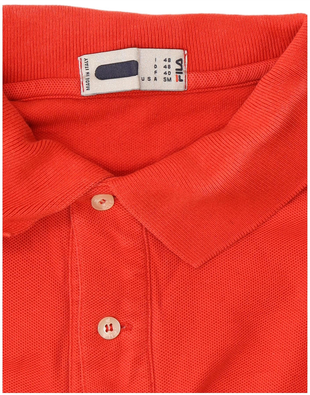 Camisa polo masculina FILA IT 48 vermelho médio