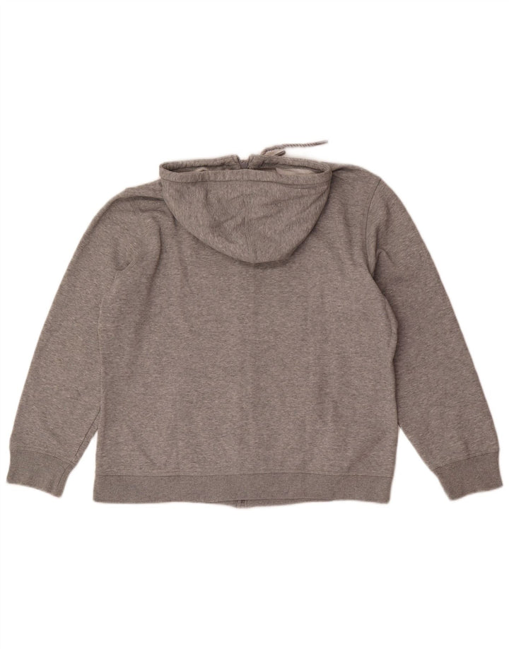 Suéter Puma feminino com capuz e zíper Reino Unido 16 grande cinza