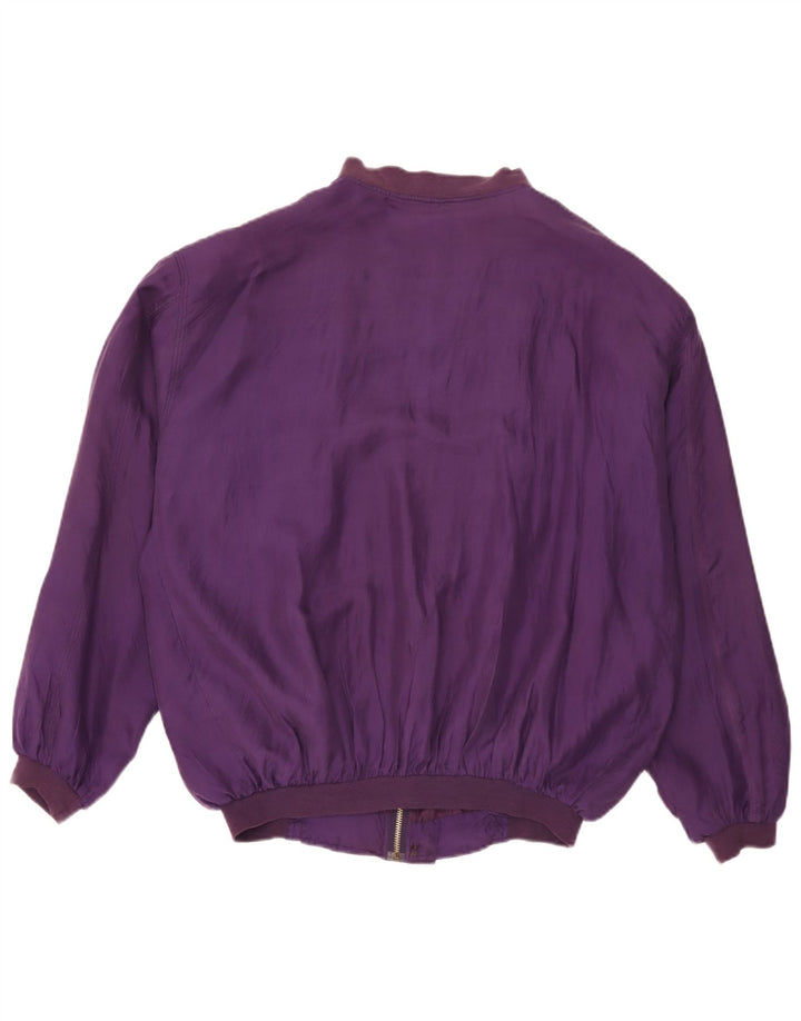 Jaqueta bomber masculina Pierre Cardin Reino Unido 42XL roxa
