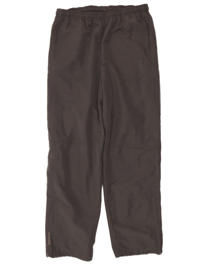 Calça de treino masculina REEBOK poliéster cinza médio