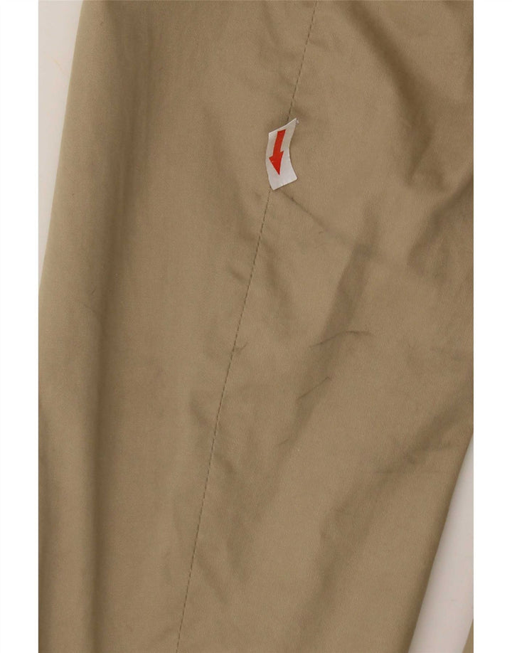 Zara Womens Trench Coat UK 16 Grande Algodão Bege