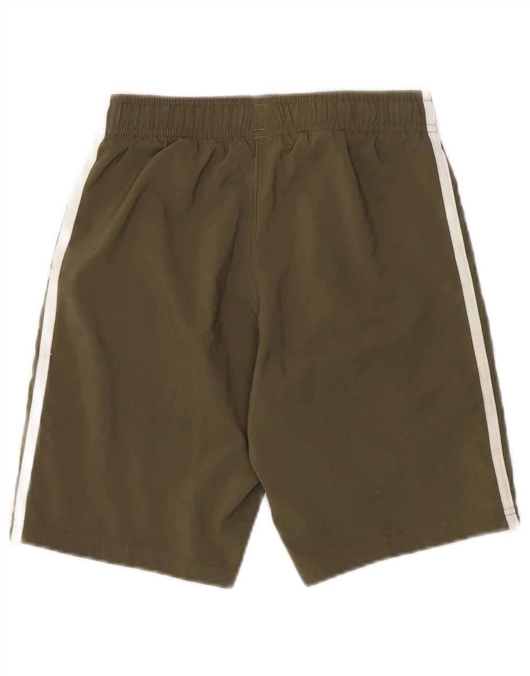 Shorts esportivos masculinos Adidas 9-10 anos cáqui poliéster