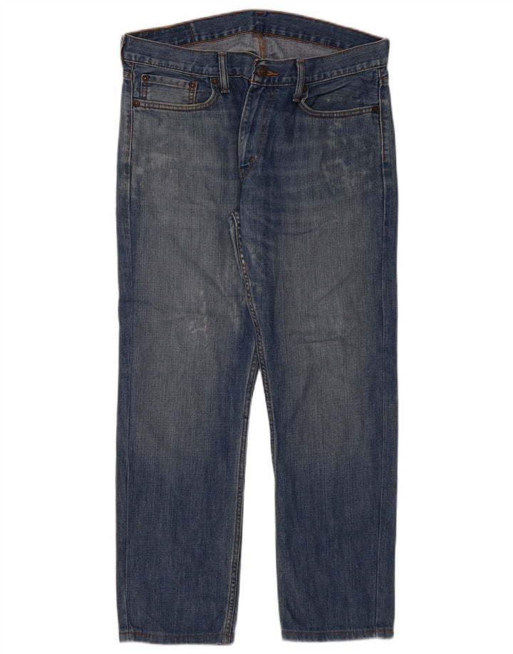 Levi's Masculino 514 Straight Jeans W34 L28 Azul Algodão