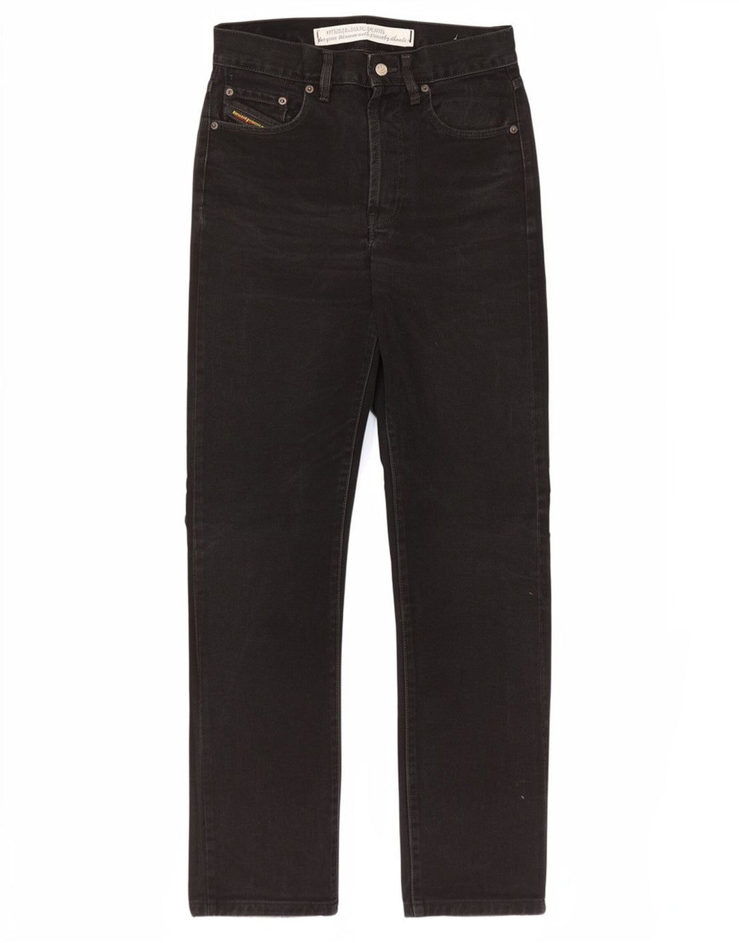 Diesel Mens Zathan Straight Jeans W29 L32 Algodão Preto