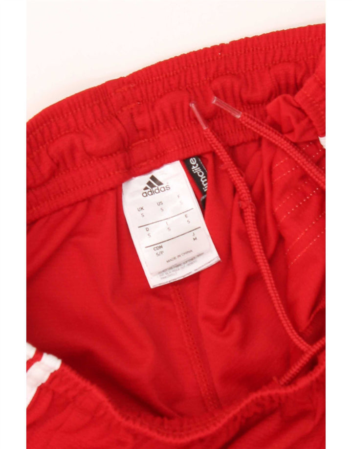 Adidas Masculino Climalite Sport Shorts Pequeno Poliéster Vermelho