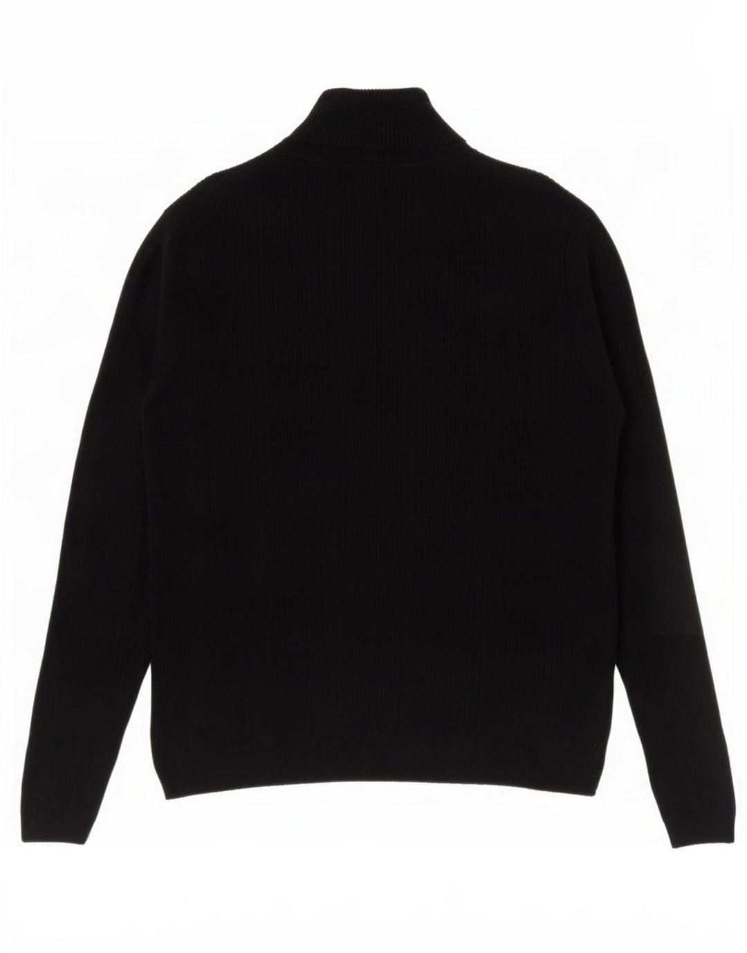 Suéter feminino Marks & Spencer com gola redonda e viscose preta média Reino Unido 12