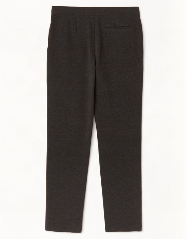Calça feminina reta casual Marks & Spencer Reino Unido 14 grande W32 L28 cinza