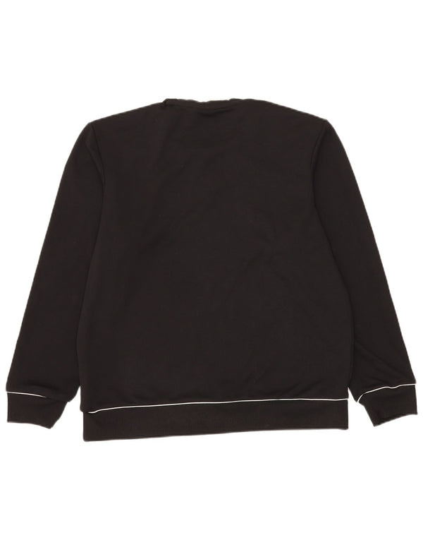 Adidas Mens Climawarm Moletom Jumper UK 42/44 Grande Poliéster Preto
