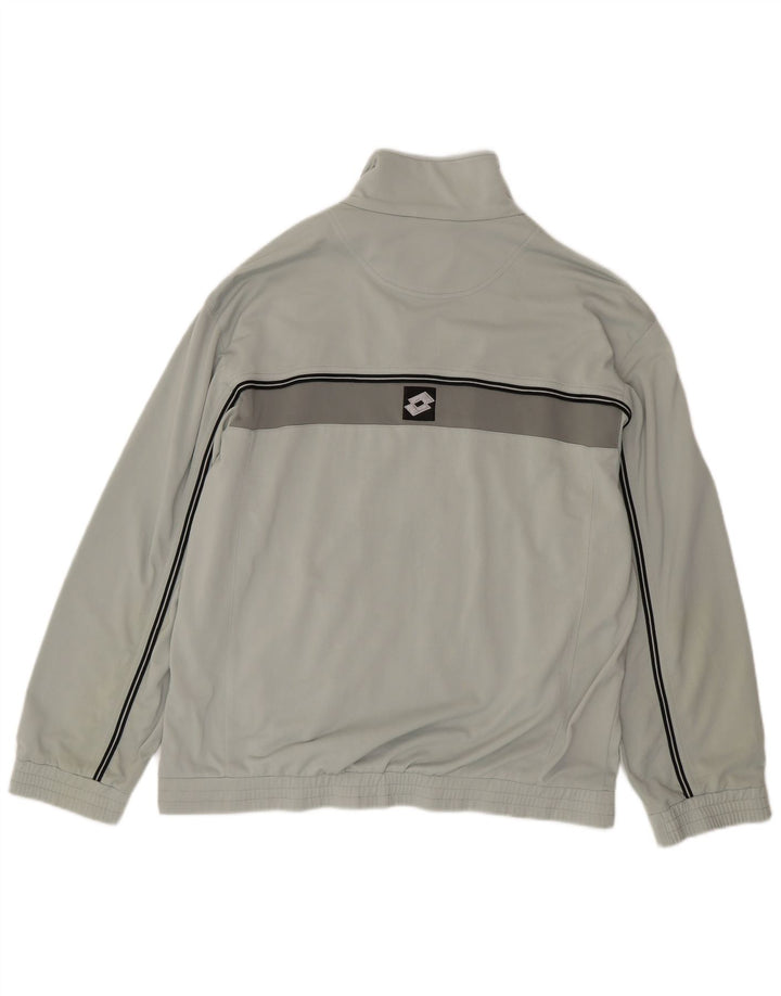 Lotto Mens Treino Top Jacket XL Cinza Colourblock Poliéster