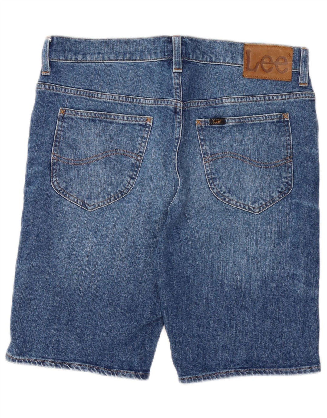 Shorts jeans feminino Lee Rider Distressed W31 algodão azul médio