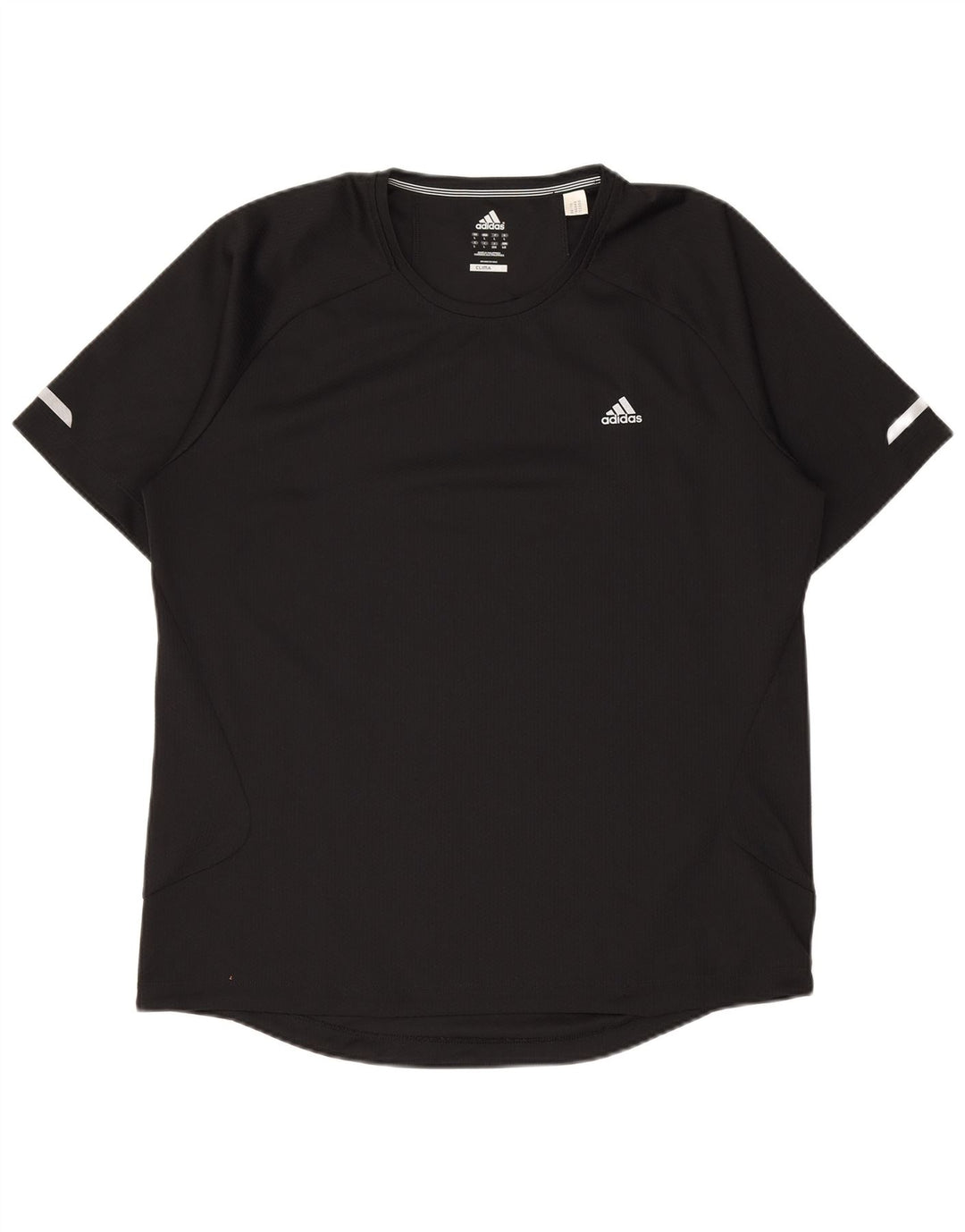 Camiseta Adidas Masculina Climalite Top Grande Poliéster Preto