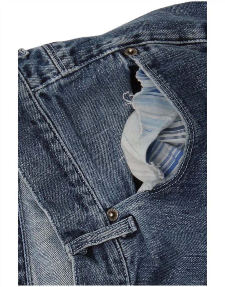 Gant Mens Straight Jeans W40 L32 Azul Algodão