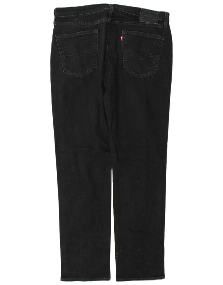 Jeans Levi's 514 Straight Masculino W36 L34 Algodão Preto