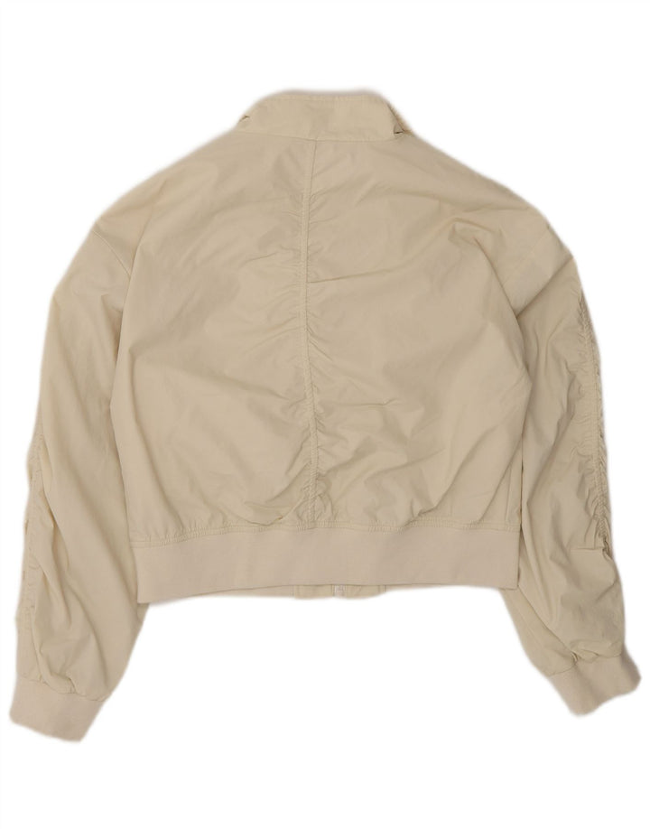 Jaqueta bomber feminina Marks & Spencer 11-12 anos poliéster bege