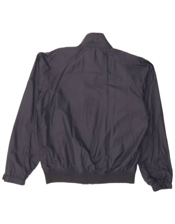 Jaqueta corta-vento masculina Woolrich UK 40 grande nylon azul marinho