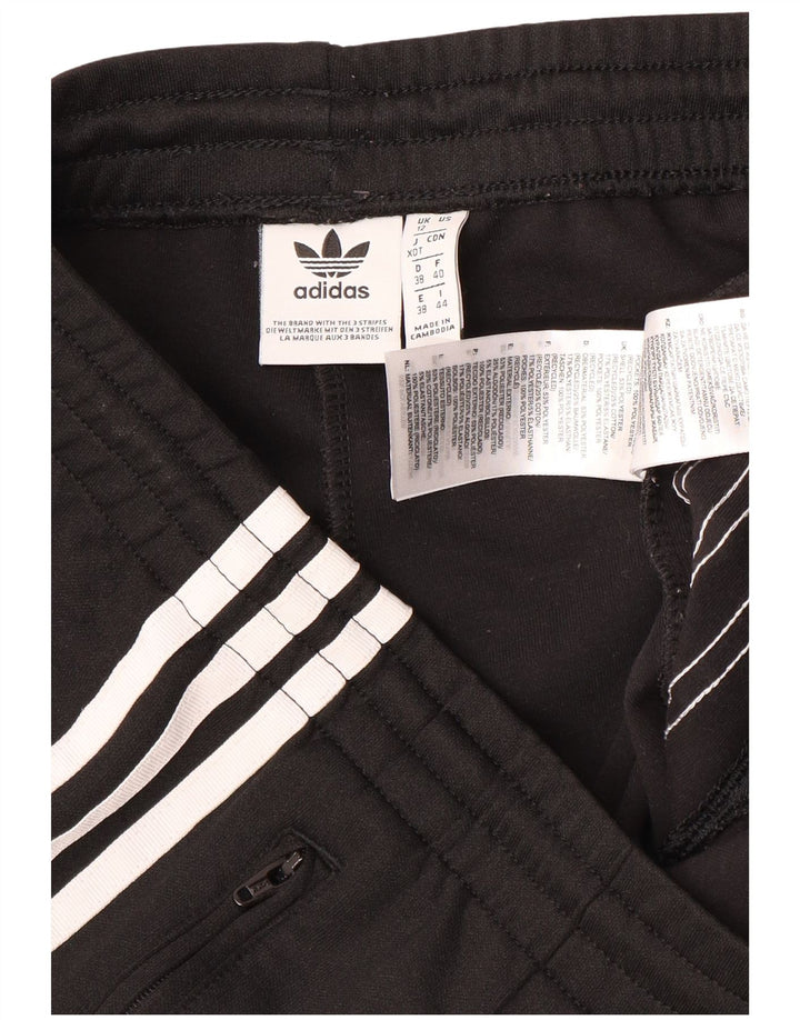 Calça de treino feminina Adidas UK 12 poliéster preto médio