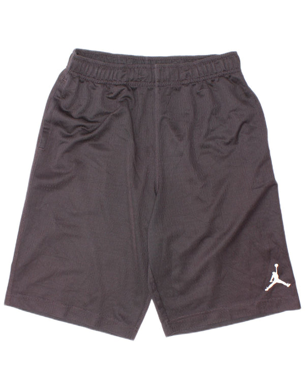 Shorts esportivos Jordan Boys 10-11 anos médio preto