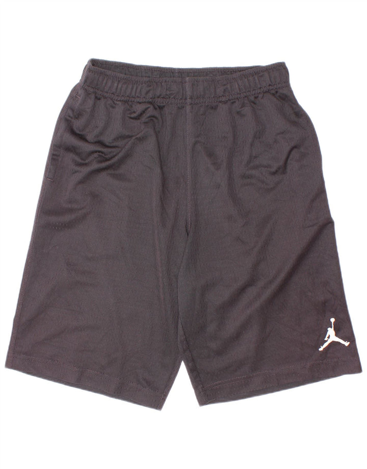 Shorts esportivos Jordan Boys 10-11 anos médio preto