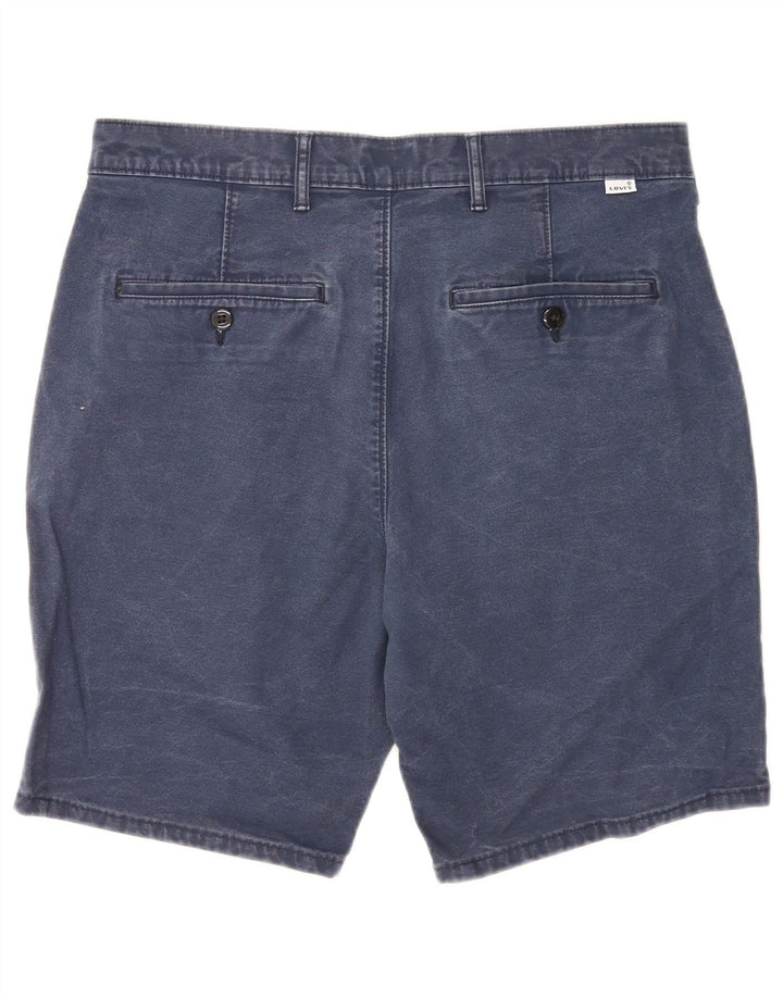 Shorts Chino Masculino Levi's W34 Grande Algodão Azul Marinho